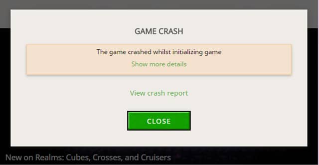 Cách sửa lỗi Crash Report Minecraft Win 10