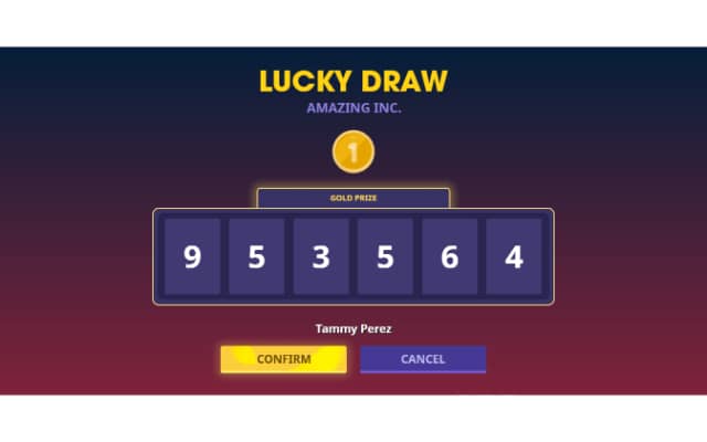 Phần mềm Lucky Draw quay trúng thưởng